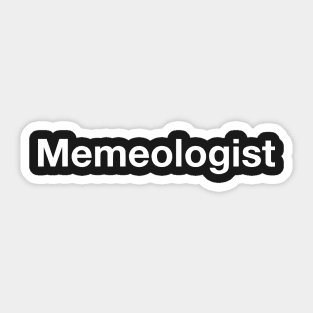 Memeologist Sticker